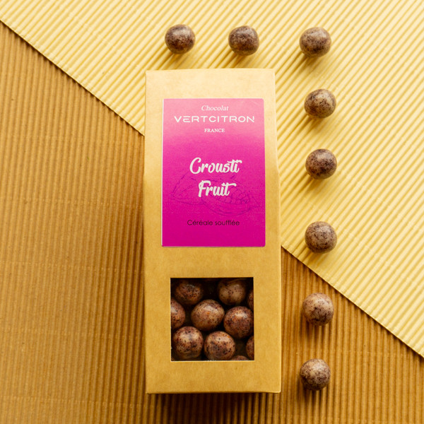Chocolat Crousti Fruit - Sachet de 115g